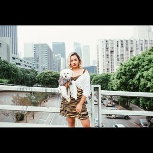 All in Favor dress in animal print